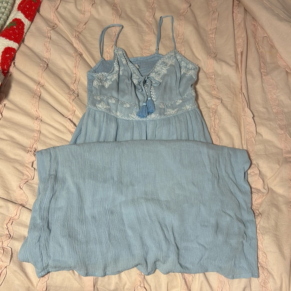 Japra Light Blue Maxi Dress